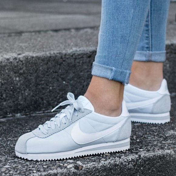 nike cortez pure platinum white